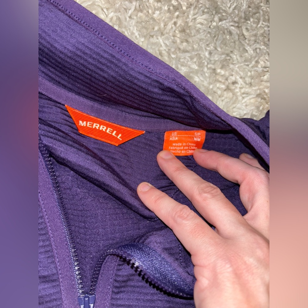 Merrell Purple Zip-Up - Picture 4 of 6